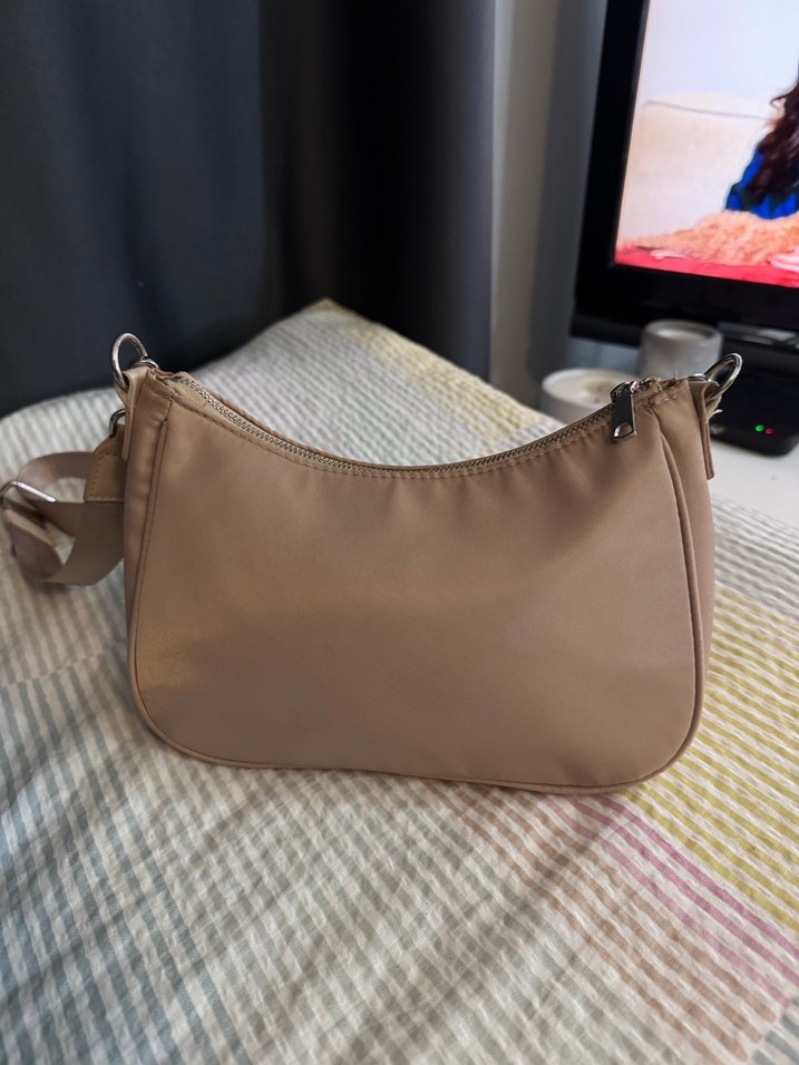 H&M Bej Kadın Kemer Detaylı Çanta - Görsel 3