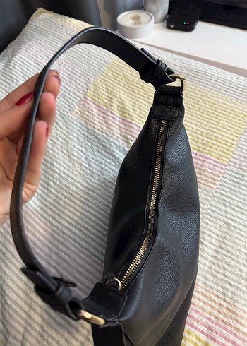 Siyah Deri Kadın Çanta - Görsel 2