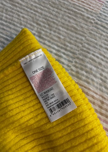 Sarı Örgü Bere - Görsel 3