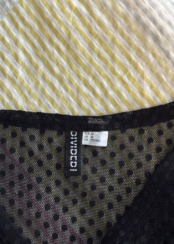 Siyah Puantiyeli Transparan Kadın Bluz - Görsel 4