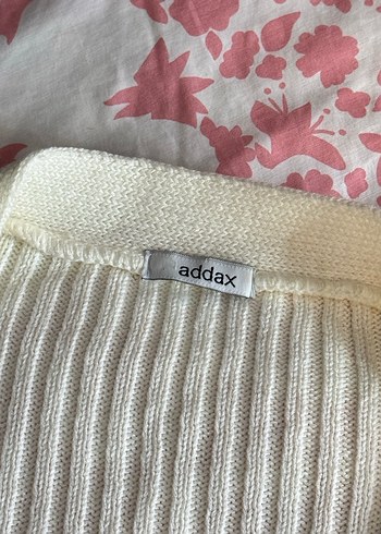 Addax Beyaz/Krem Örgü Kadın Hırka - Görsel 2
