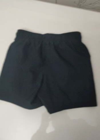 Erkek Lacivert Sloganlı Rahat Şort - Görsel 3