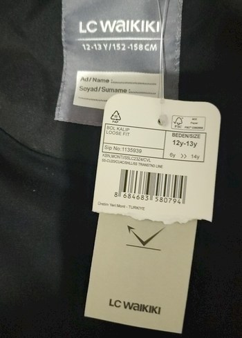 Düğmeli Siyah Erkek Çocuk Mont - Görsel 3