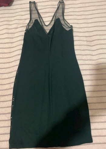 Mini siyah gece elbisesi - Görsel 2