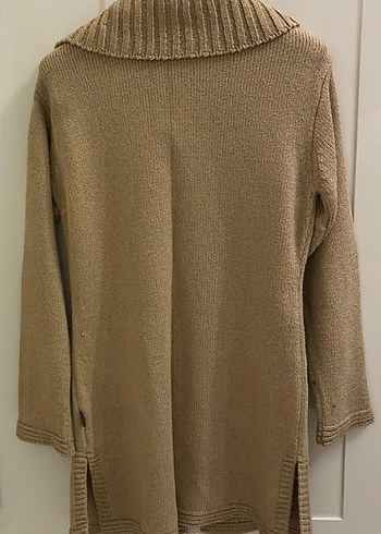 Düğmeli Bohem Tarz Kadın Hırka - Görsel 2