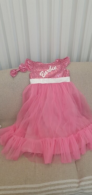 Kiz barbie abiye elbise