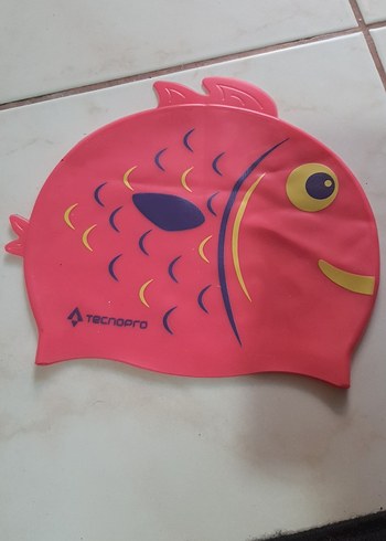 Renkli Pembe Çocuk Yüzme Bonesi