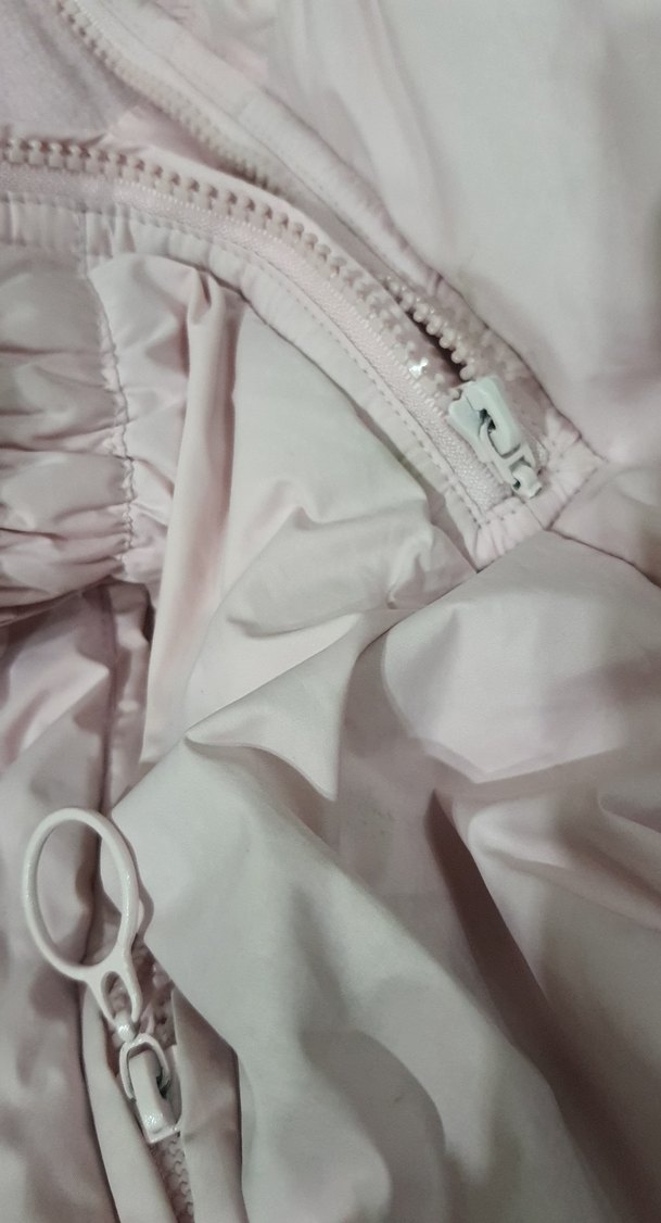 Kız Bebek Fermuarlı Pembe Kar Tulumu - Görsel 4