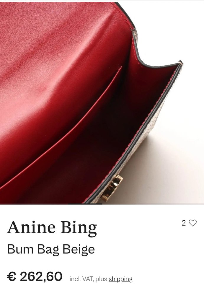 Anine Bing Deri Yılan Desenli Kemerli Çapraz Çanta - Görsel 3