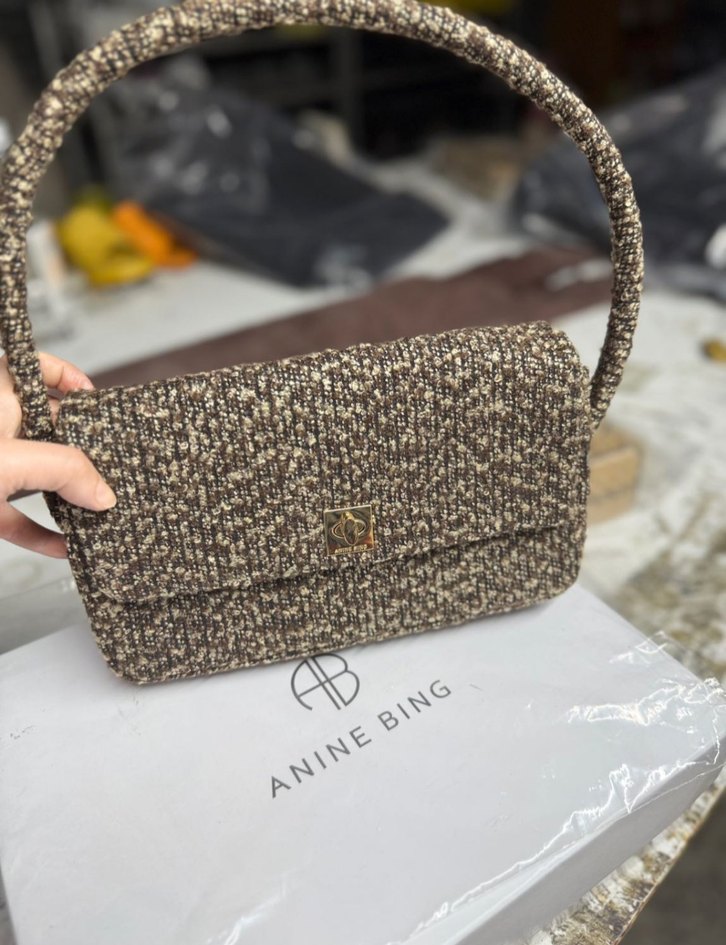 Anine Bing Örgü Kadın Çanta - Görsel 2