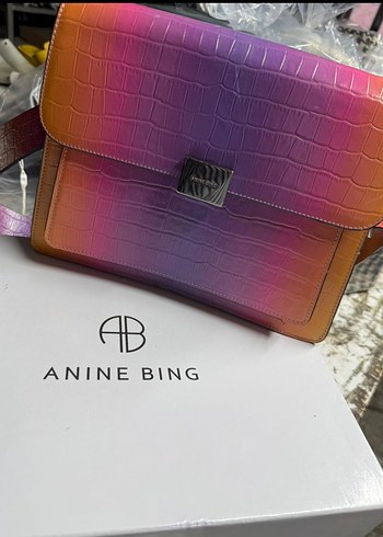 Anine Bing Çok Renkli Deri Kadın Çanta - Görsel 2