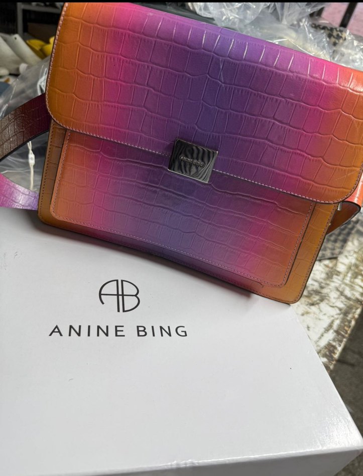 Anine Bing Çok Renkli Deri Kadın Çanta - Görsel 2