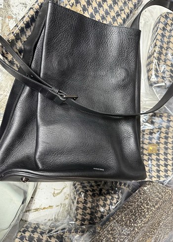 Anine Bing Siyah Deri Kadın Çanta - Görsel 4