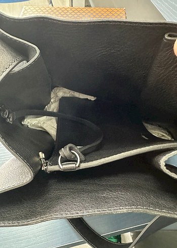 Anine Bing Siyah Deri Kadın Çanta - Görsel 5