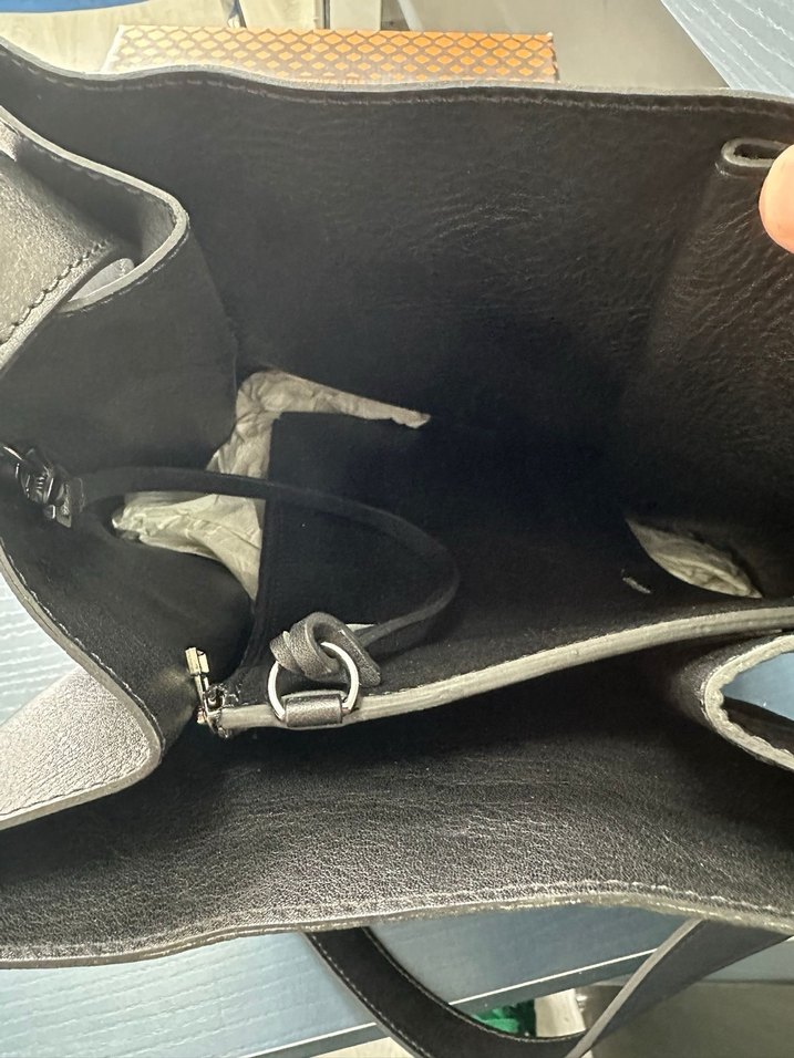 Anine Bing Siyah Deri Kadın Çanta - Görsel 5