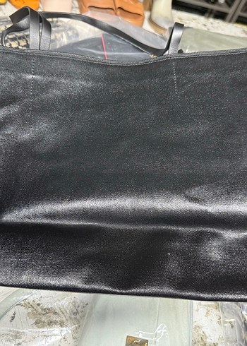 Anine Bing Siyah Parlak Deri Kadın Çanta - Görsel 3