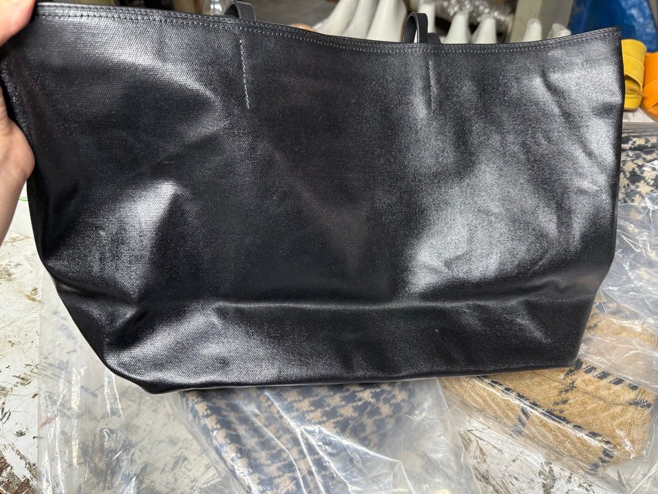 Anine Bing Siyah Parlak Deri Kadın Çanta - Görsel 2