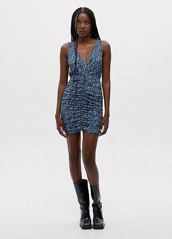 xs Beden Pull and bear elbise
