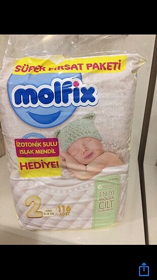 Molfix 2 bebek bezi