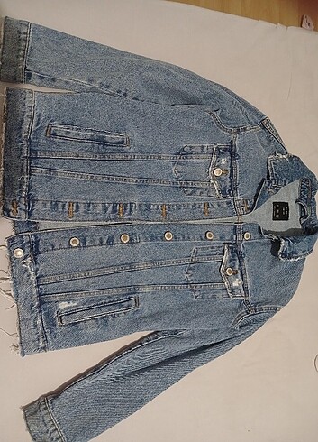 s Beden mavi Renk bershka kot ceket