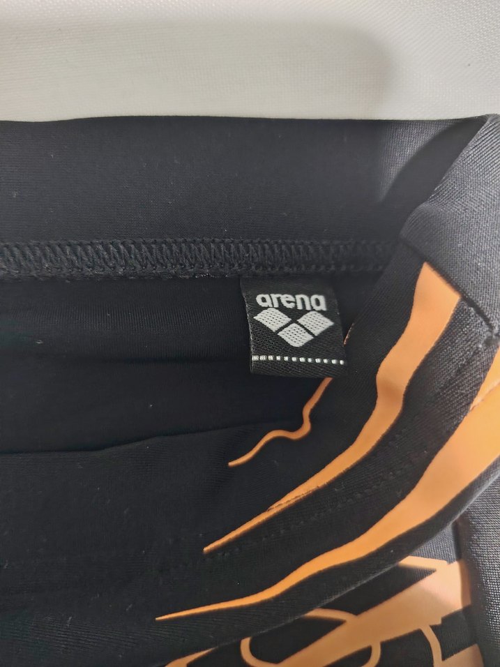 Arena Erkek Mini Siyah Desenli Elastik Mayo - Görsel 3