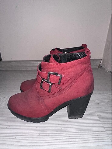 39 Beden bordo Renk Topuklu bot