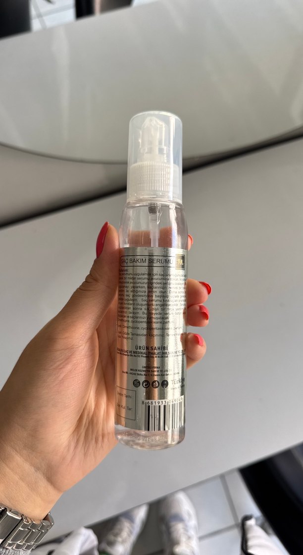 Victoria Kelly Saç Serumu Parlak Beyaz Sprey bakım yağı durulnmz - Görsel 2