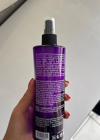 Colorinn Keratin İki Fazlı Saç Kremi 400 ml - Görsel 2