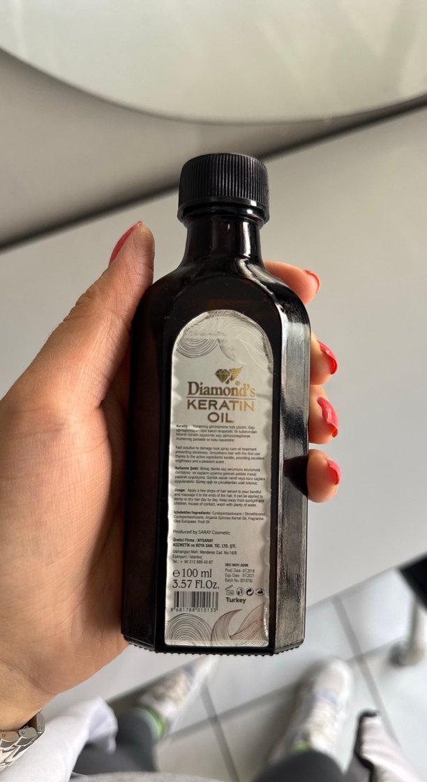 Diamond's Keratin Yağı Saç Bakım Yağı durulanmayan - Görsel 2