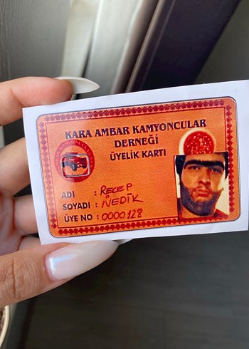 Diğer Kart Stickeri Recep İvedik Kara Ambar Kamyoncular