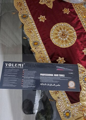 VOLEMI Profesyonel Bordo Saç Düzleştirici - Görsel 2