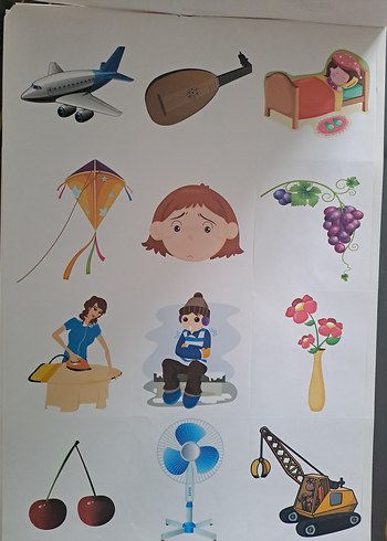 Çok Renkli Eğitici Çıkartmalar Seti - Görsel 3