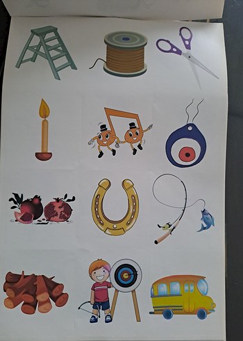 Çok Renkli Eğitici Çıkartmalar Seti - Görsel 6