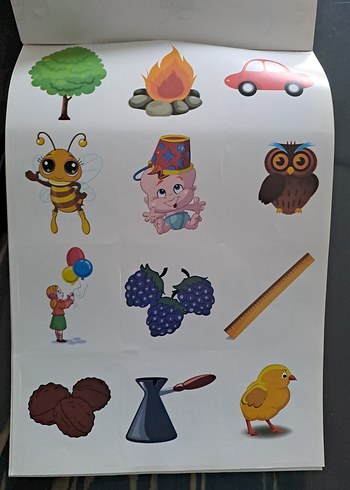 Çok Renkli Eğitici Çıkartmalar Seti - Görsel 5