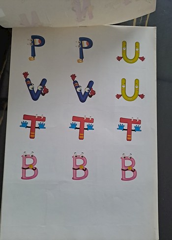 Çok Renkli Eğitici Çıkartmalar Seti - Görsel 10