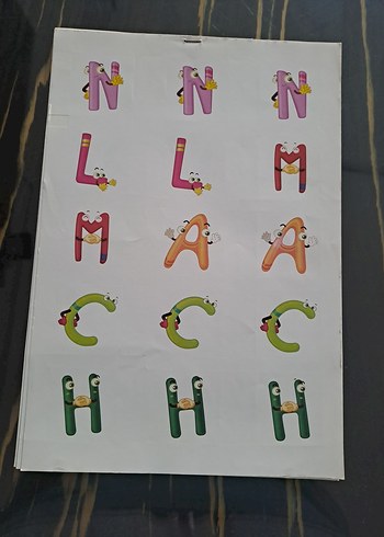 Çok Renkli Eğitici Çıkartmalar Seti - Görsel 11