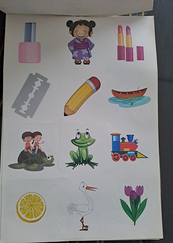 Çok Renkli Eğitici Çıkartmalar Seti - Görsel 7