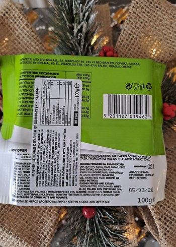 ION Break Dubai Bitter Çikolata 100g - Görsel 3