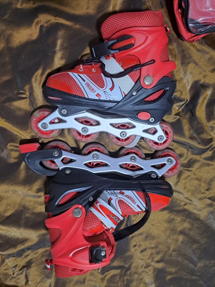 Kırmızı Desenli Kaykay Patenleri - Görsel 2