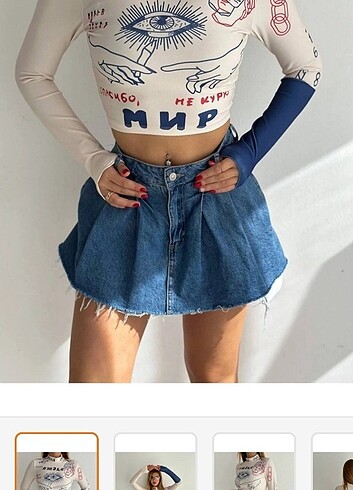 Diğer Bayan crop bluz