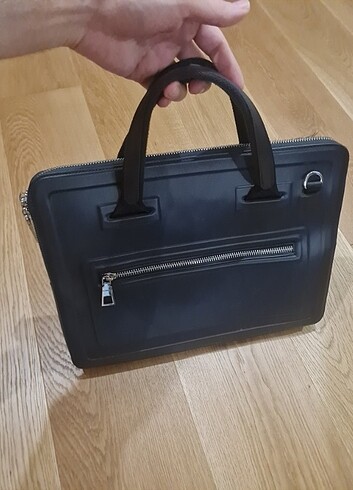 ZARA lacivert çanta - Görsel 4