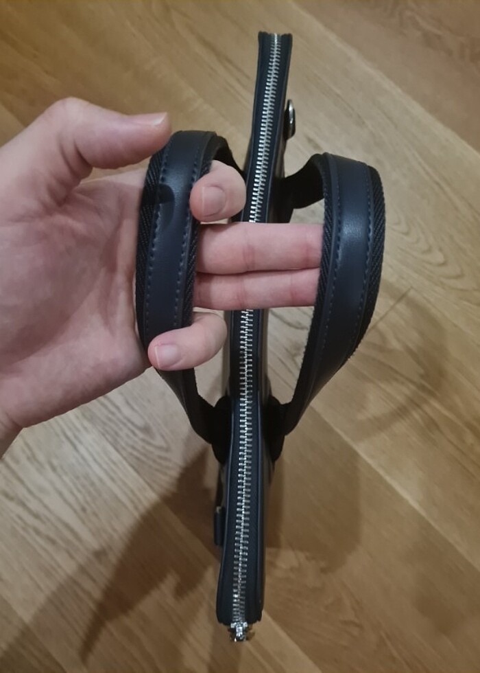 ZARA lacivert çanta - Görsel 2