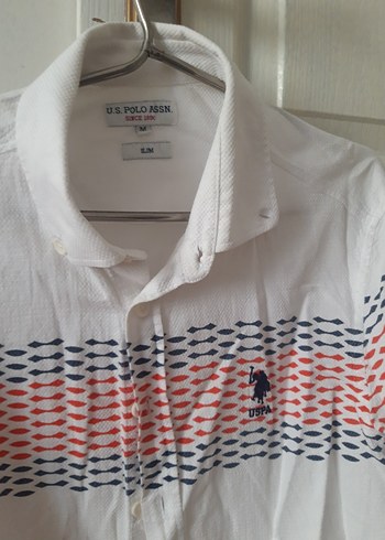 Erkek Beyaz Uzun Kollu Baskılı Gömlek - Görsel 3