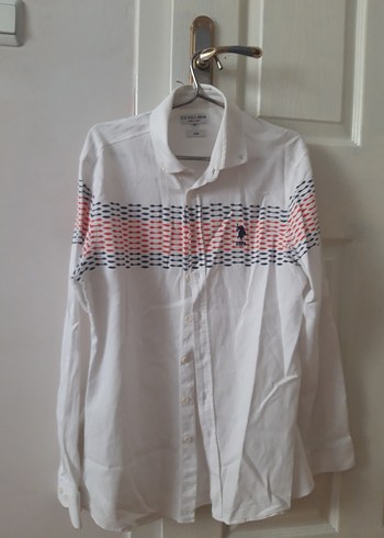 Erkek Beyaz Uzun Kollu Baskılı Gömlek - Görsel 2