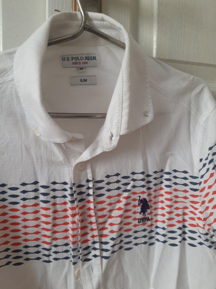 Erkek Beyaz Uzun Kollu Baskılı Gömlek - Görsel 3