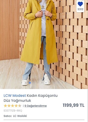 42 Beden Lcw trençkot