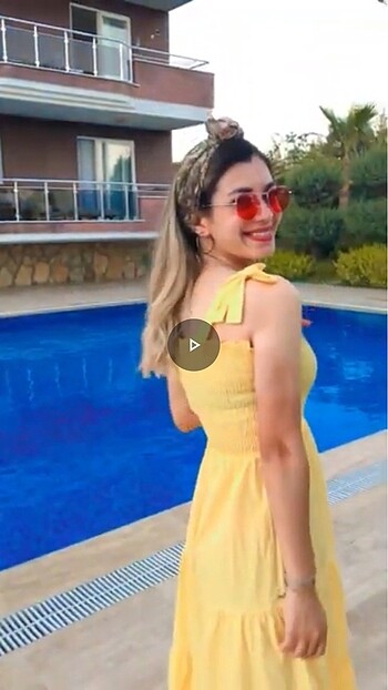 s Beden sarı Renk Defacto sarı elbise