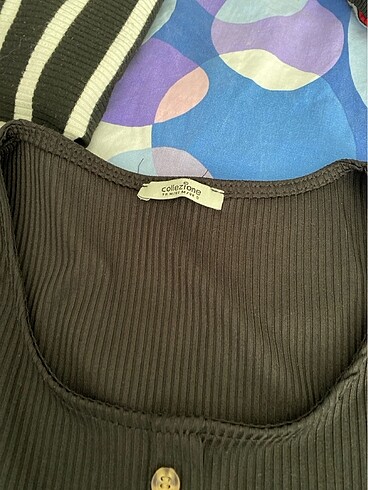 Collezione siyah basic crop
