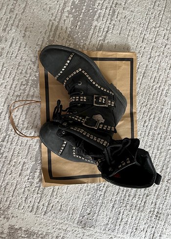 harley davidson zımbalı punk bot (STLDI!) - Görsel 7