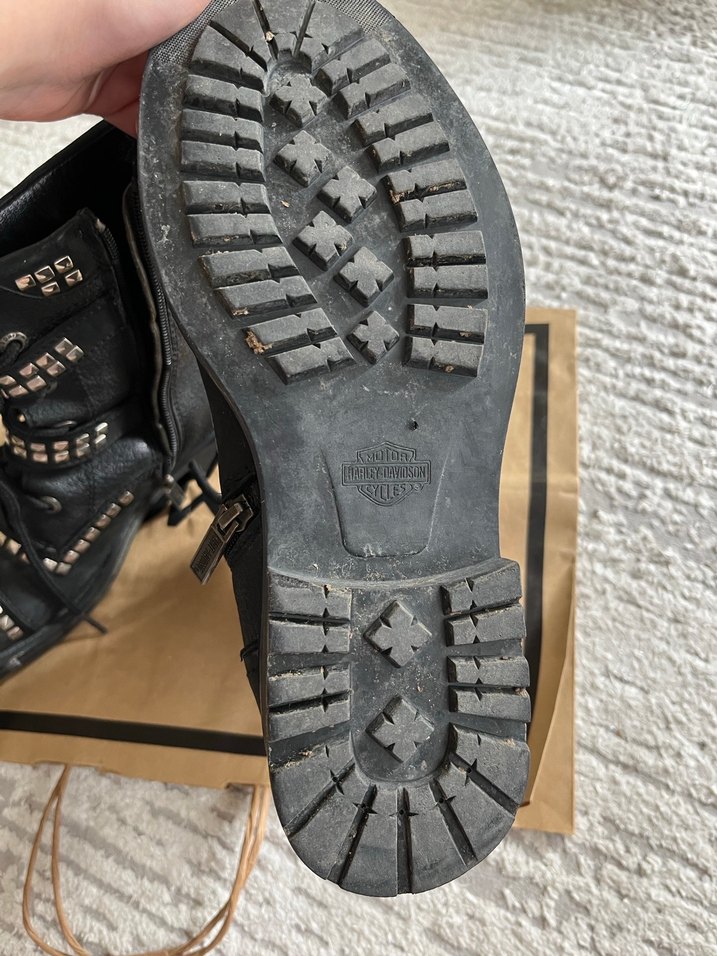 harley davidson zımbalı punk bot (STLDI!) - Görsel 4